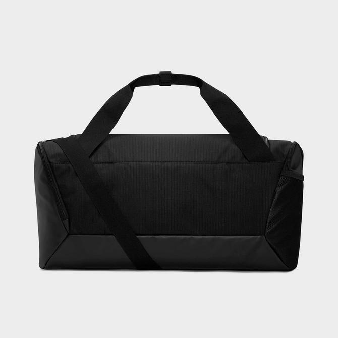 Left view of Nike Brasilia Training Duffel Bag (41L) in Black/Black/White Click to zoom