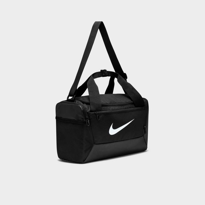 Back view of Nike Brasilia 9.5 Training Extra Small Duffel Bag (25L) in Black/Black/White Click to zoom