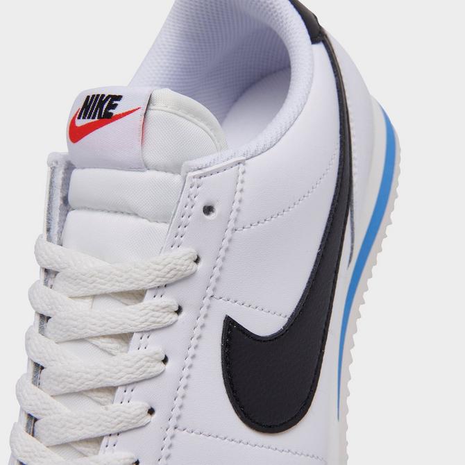 Buy the Nike Cortez Basic Leather White/Black Casual Shoes Size