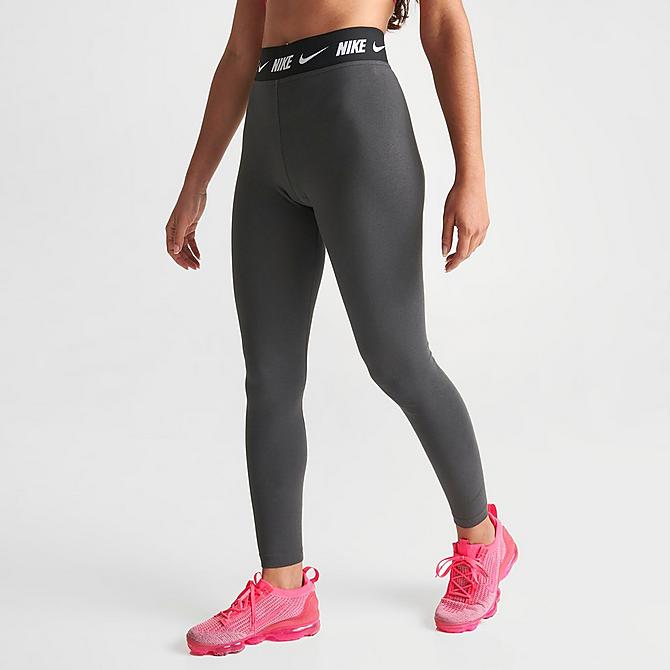 Nike Sportswear Essential Mid Rise Swoosh Big Leggings Black