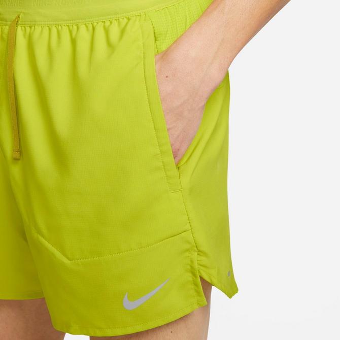 yellow nike running shorts