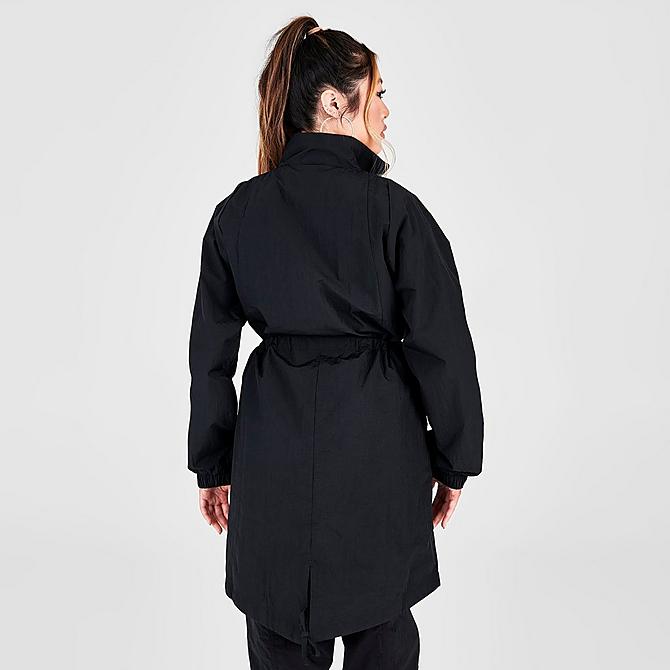 Back Right view of Women's Jordan Essentials Oversized Jacket in Black Click to zoom
