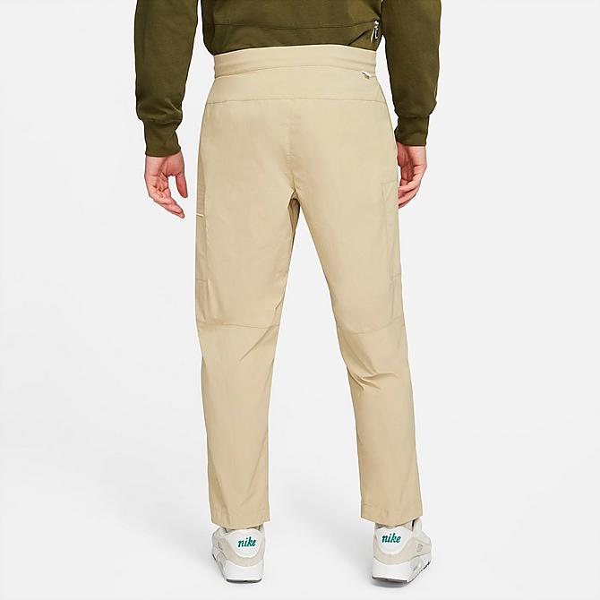Front Three Quarter view of Men's Nike Sportswear Style Essentials Utility Pants in Limestone/Sail/Ice Silver/Limestone Click to zoom