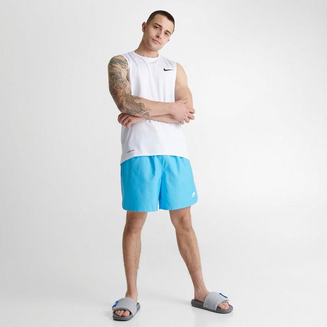 Nike Men's Sportswear Sport Essentials Woven Lined Flow Shorts, XXL, Baltic Blue