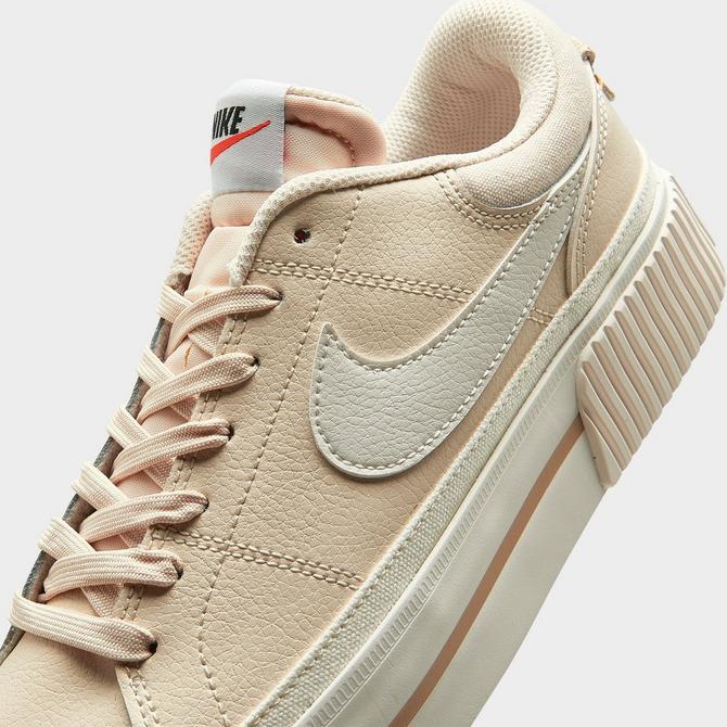 Nike Court Legacy Lift Womens Lifestyle Shoes Beige DM7590-200