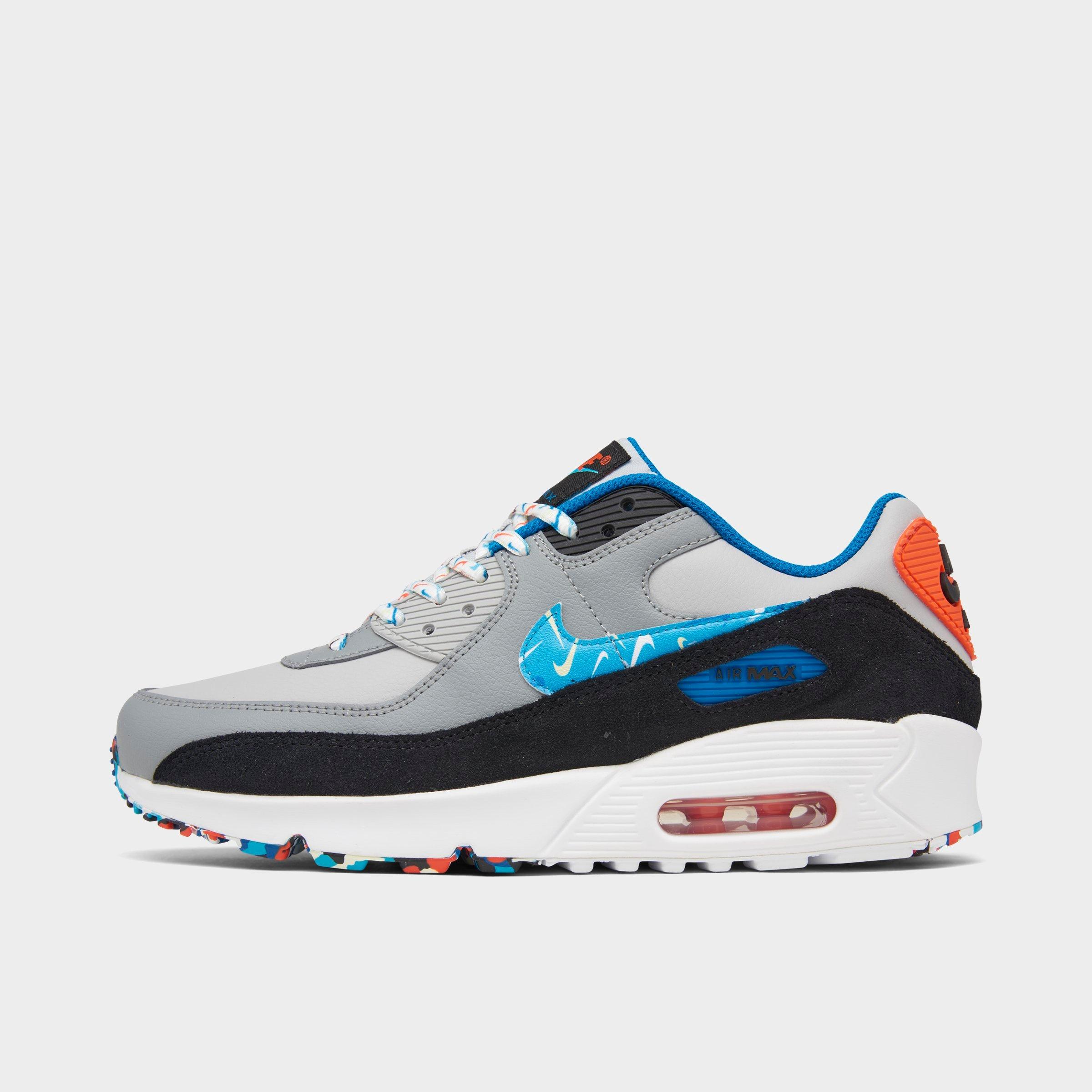 Big Kids' Nike Air Max 90 LTR Swooshfetti Casual Shoes| Finish Line