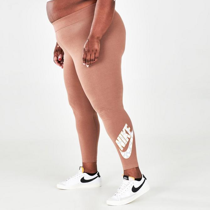 women's nike sportswear mid rise animal print futura leggings
