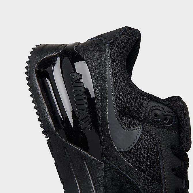Front view of Men's Nike Air Max SYSTM Casual Shoes in Black/Black/Anthracite Click to zoom