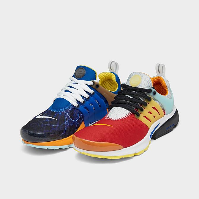 Three Quarter view of Men's Nike Air Presto SE What The Casual Shoes in Multi Color/Multi Color Click to zoom