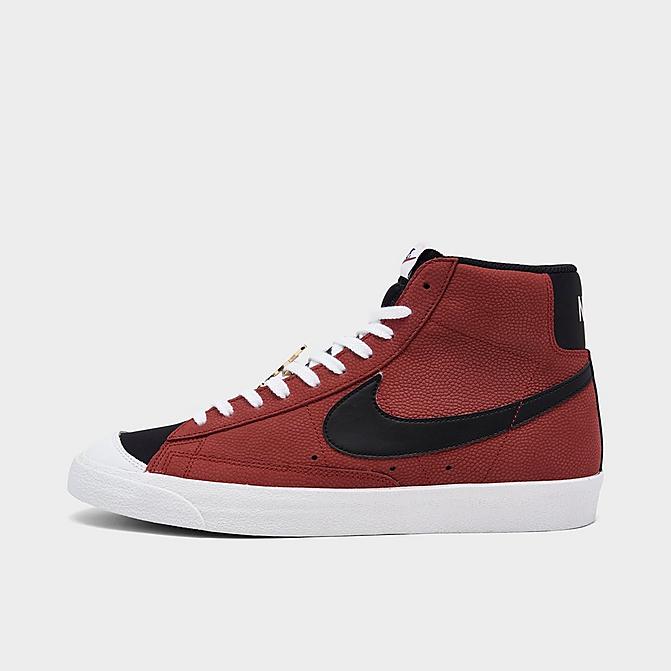 Right view of Nike Blazer Mid '77 EMB NBA-WNBA Casual Shoes in Washed Teal/Gym Red/White Click to zoom