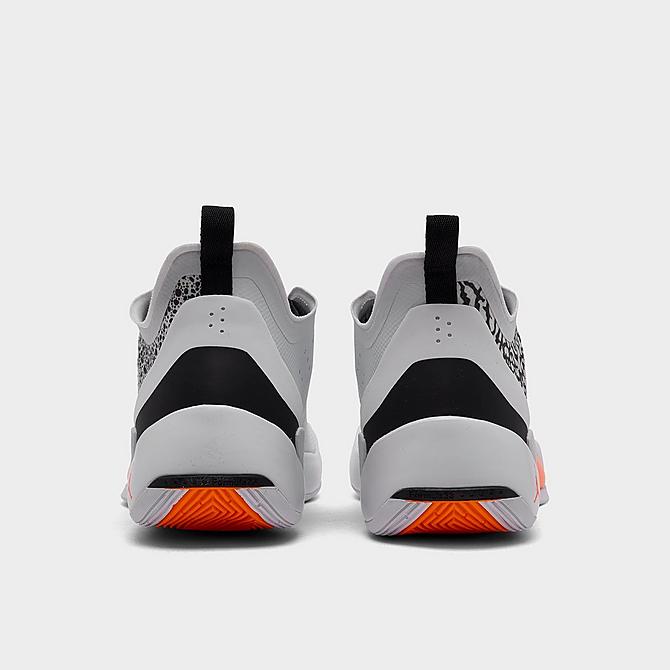 Left view of Jordan Luka 1 Basketball Shoes in White/Total Orange/Black Click to zoom