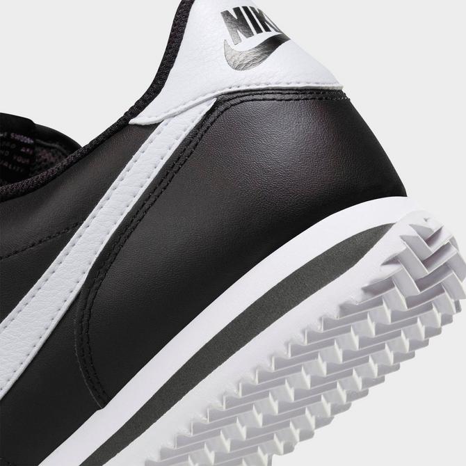 Cortez black leather women's best sale