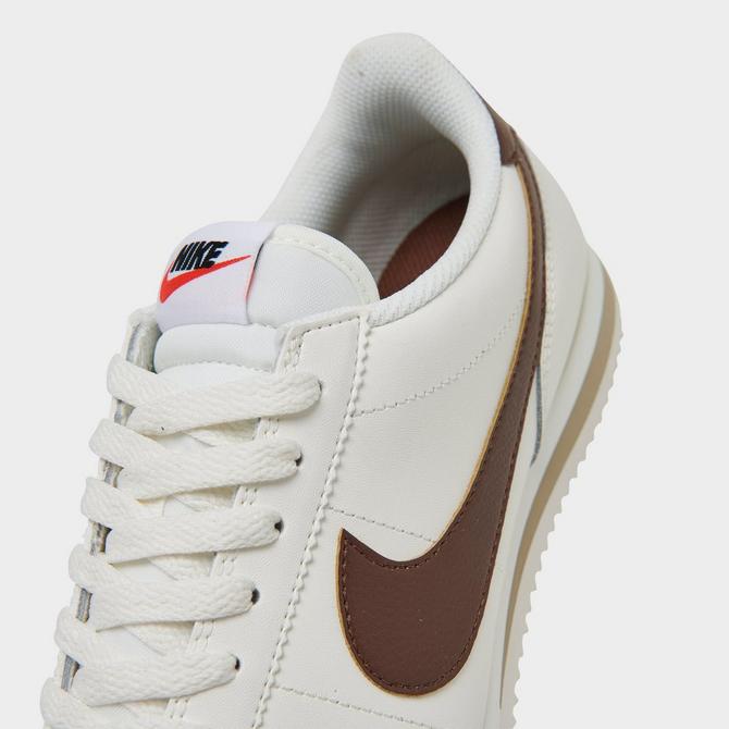 Nike Women's Classic Cortez Leather Casual Shoes, White, 9