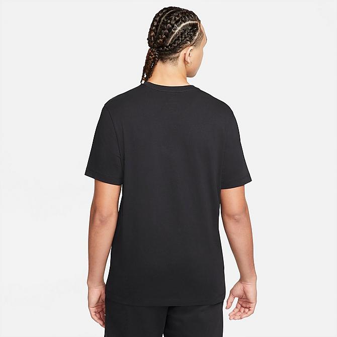 Back Left view of Men's Nike Sportswear Vintage Graphic Print T-Shirt in Black Click to zoom