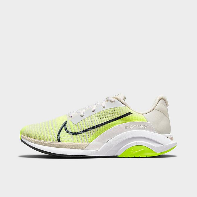 Right view of Women's Nike ZoomX SuperRep Surge PRM Training Shoes in Summit White/Dark Smoke Grey/Phantom/Volt Click to zoom