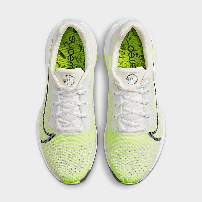 Back view of Women's Nike ZoomX SuperRep Surge PRM Training Shoes in Summit White/Dark Smoke Grey/Phantom/Volt Click to zoom