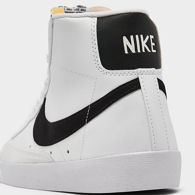 Front view of Women's Nike Blazer Mid '77 Next Nature Casual Shoes in Sail/White Click to zoom