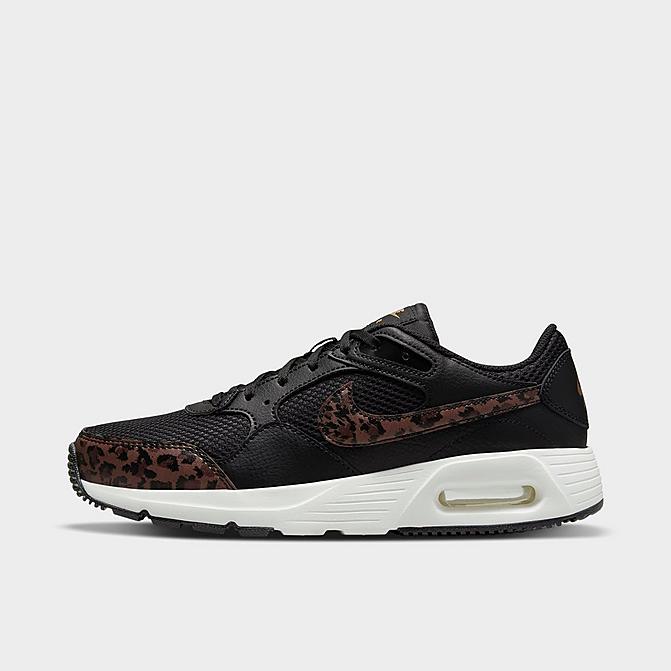 Right view of Women's Nike Air Max SC SE Casual Shoes in Black/Sail/Metallic Gold/Archaeo Brown Click to zoom