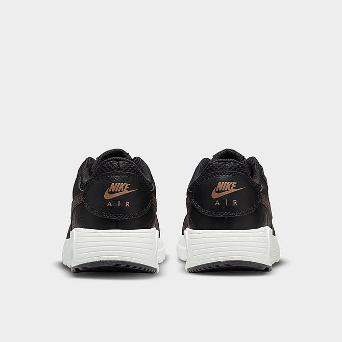 Left view of Women's Nike Air Max SC SE Casual Shoes in Black/Sail/Metallic Gold/Archaeo Brown Click to zoom