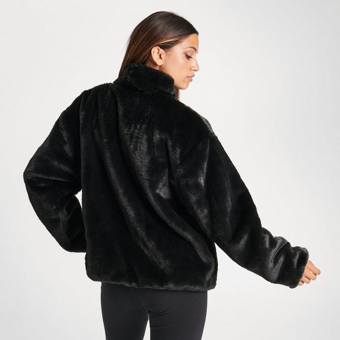 Nike Sportswear Women's Faux Fur Long Jacket. Nike LU