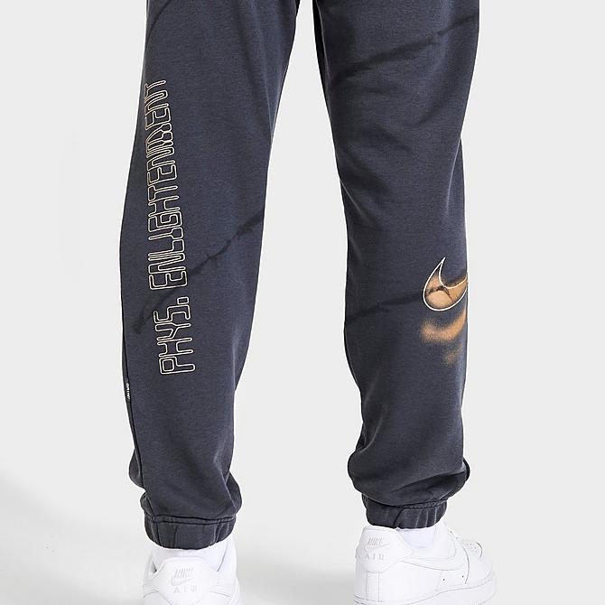 On Model 6 view of Men's Nike Sportswear Mind, Body, Sole Jogger Pants in Anthracite/Black Click to zoom