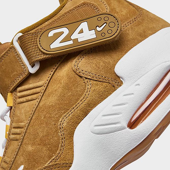 Front view of Men's Nike Air Griffey Max 1 Training Shoes in Wheat/Pollen/White/Gum Light Brown Click to zoom