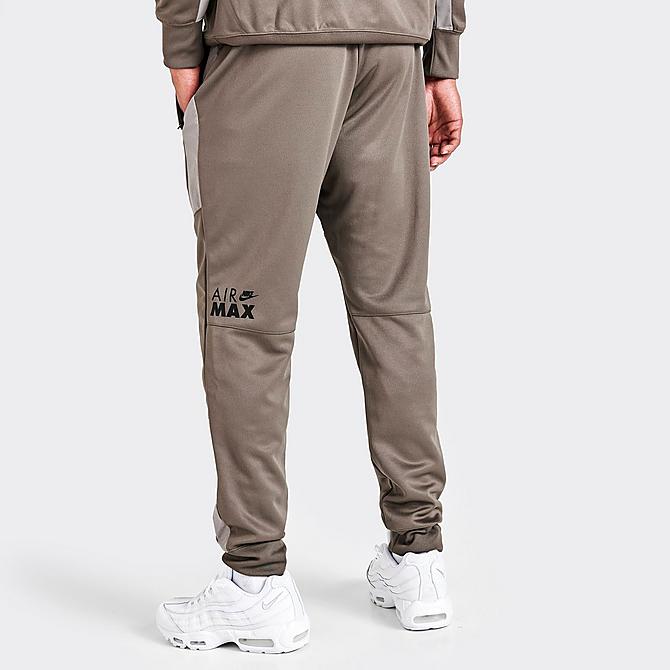 Back Right view of Men's Nike Sportswear Air Max Jogger Pants in Olive Grey/Enigma Stone/Black Click to zoom