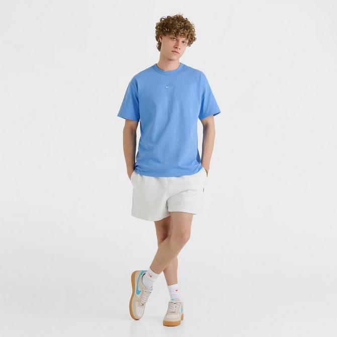 [angle] view of Men's Nike Sportswear Premium Essentials T-Shirt in University Blue/Heather Click to zoom