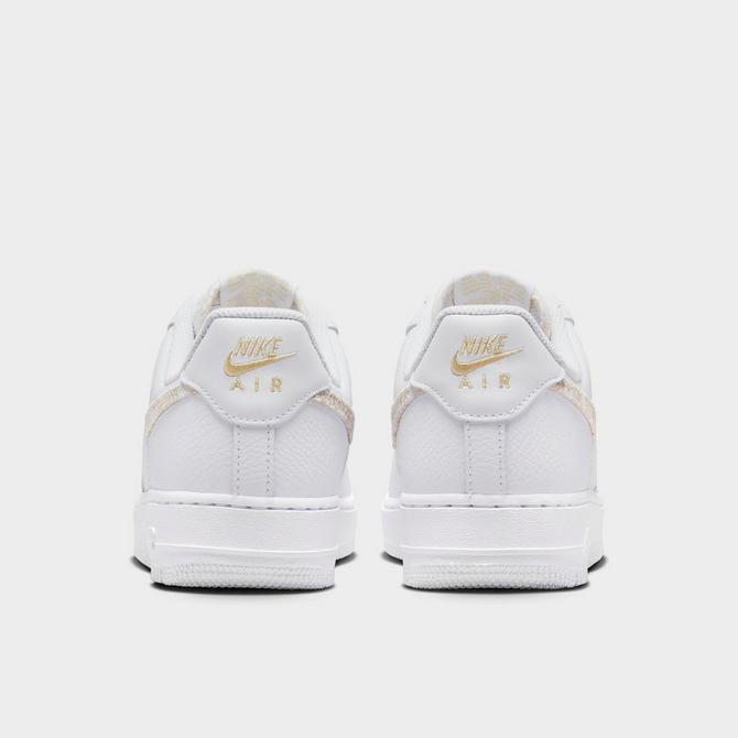 Nike Air Force 1 Low Essential White/Black/Gold Sneakers for Women