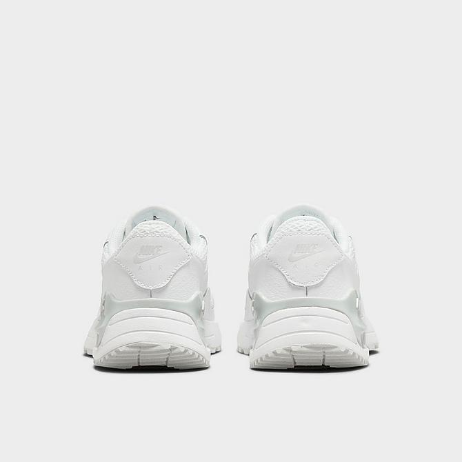 Left view of Big Kids' Nike Air Max SYSTM Casual Shoes in White/White/Pure Platinum Click to zoom