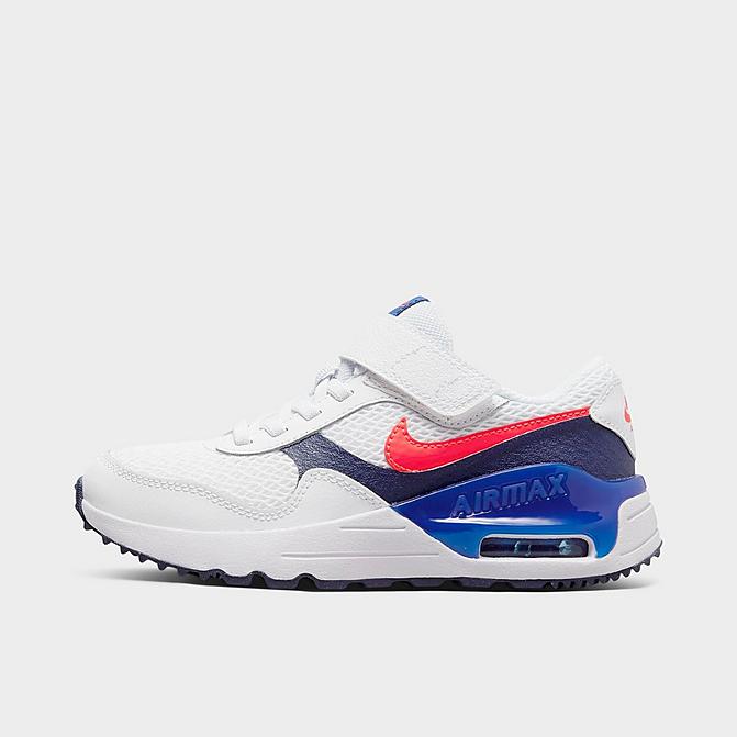 Little Kids Air Max SYSTM Casual Shoes in White/White Size 12C Leather Finish Line Shoes Flat Shoes Casual Shoes 