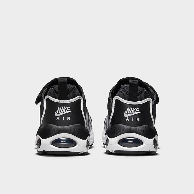 Left view of Little Kids' Nike Air Max TW Casual Shoes in Black/White/Black/White Click to zoom