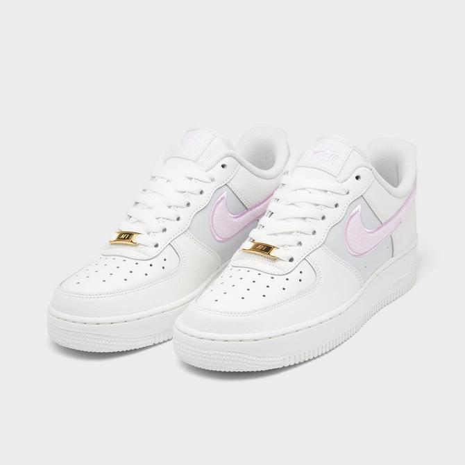 Nike pink store swoosh shoes