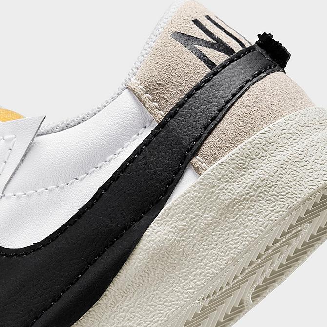 Front view of Women's Nike Blazer Low '77 Jumbo Casual Shoes in White/Black/Sail Click to zoom