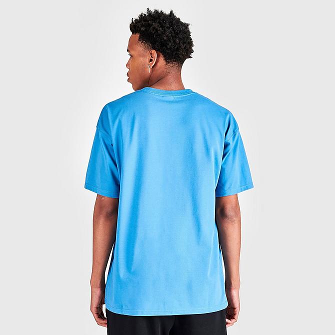 Back Right view of Men's Nike ACG Short-Sleeve T-Shirt in Dutch Blue Click to zoom