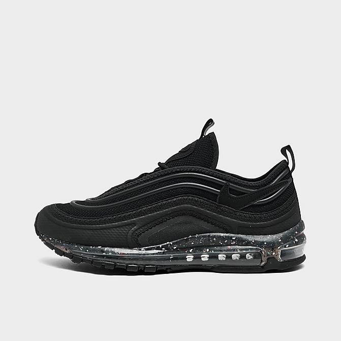 Right view of Men's Nike Air Max Terrascape 97 Casual Shoes in Black/Black/Black Click to zoom