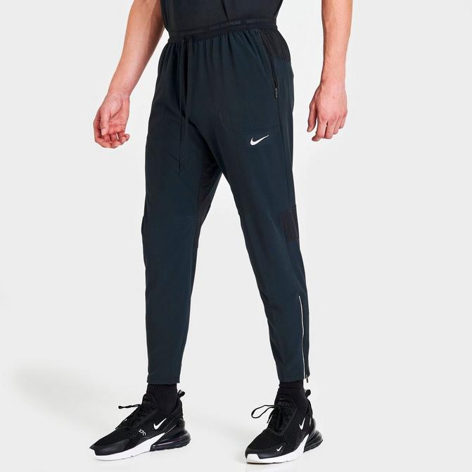 nike running phenom elite woven joggers in black