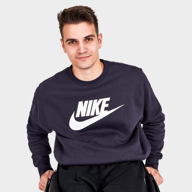 Nike Sportswear Club Fleece Logo Crewneck Sweatshirt| Finish