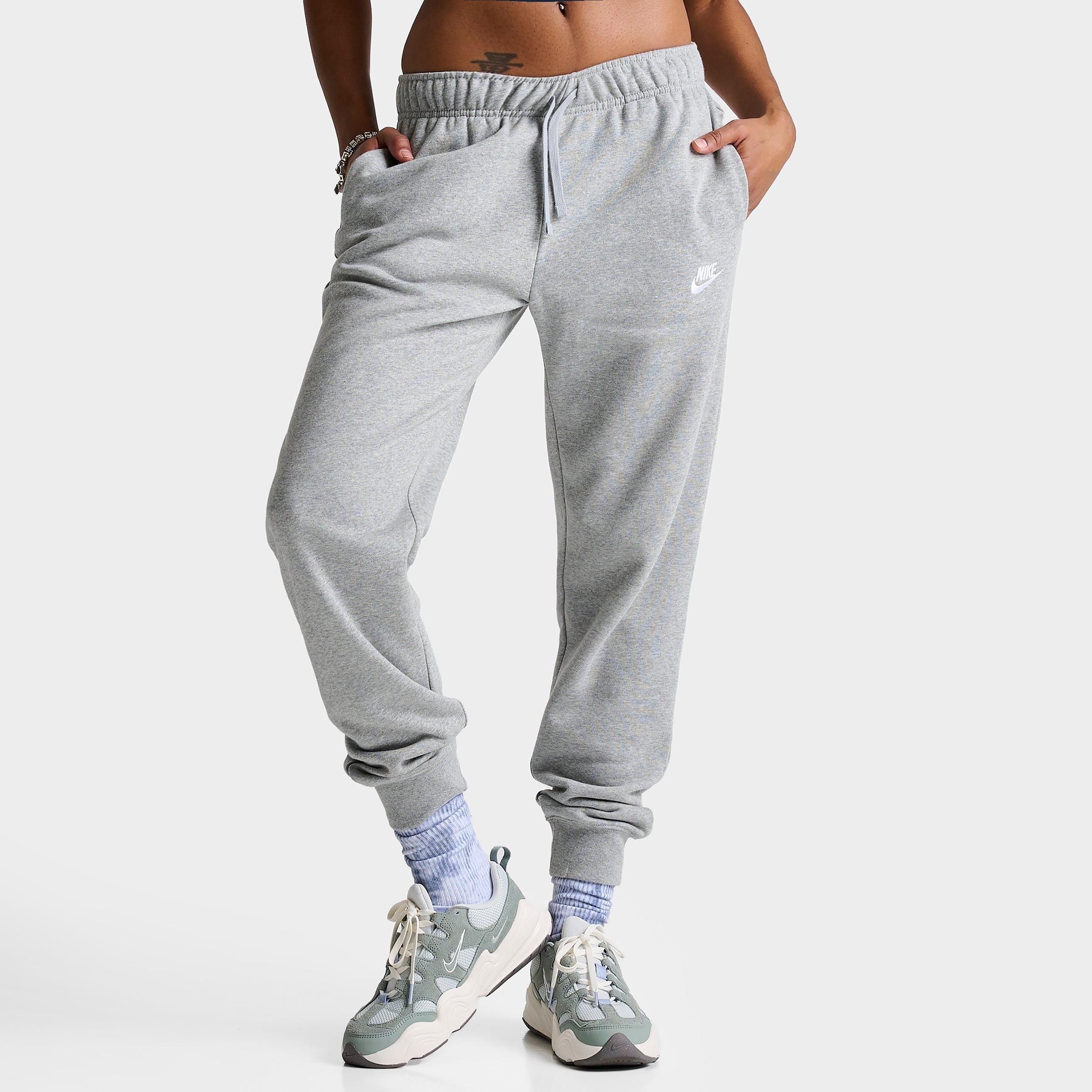 nike women's fleece track pants