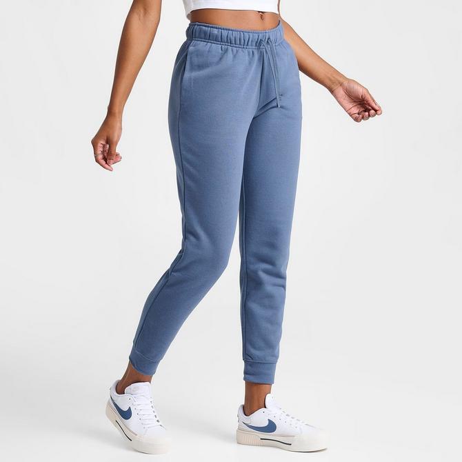Nike Standard Fit Women's Blue Cotton Mid Rise Athleticwear Trouser Pant  Size XL