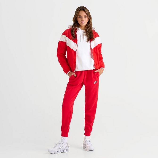 Red nike tracksuit womens 2025