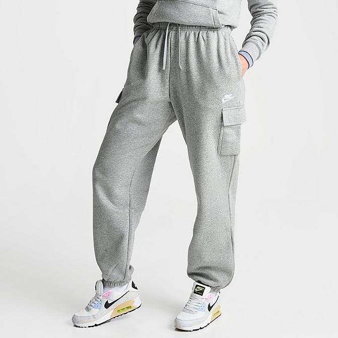 Women's Nike Sportswear Club Fleece Mid-Rise Oversized Cargo Sweatpants| Finish Line