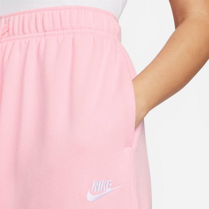 Nike Trend Fleece oversized cuffed sweatpants in pink