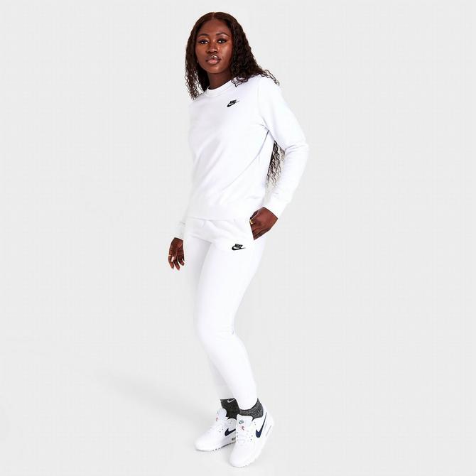 Women's trousers Nike Sportswear Club Fleece Pant - fireberry/white, Tennis Zone