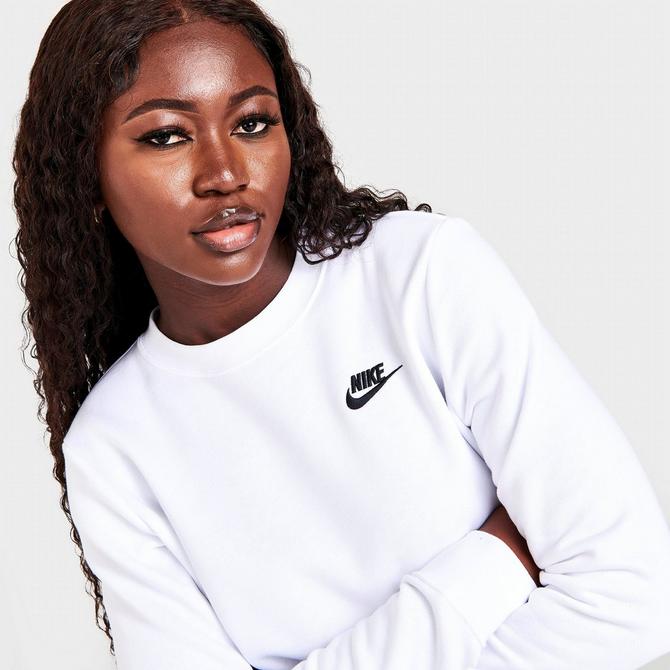 White 2025 nike sweatshirt