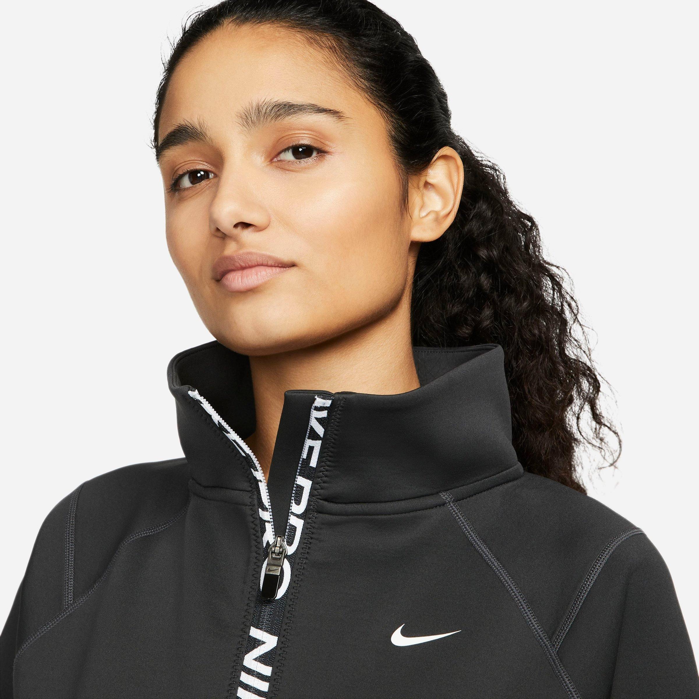 nike pro women's half zip