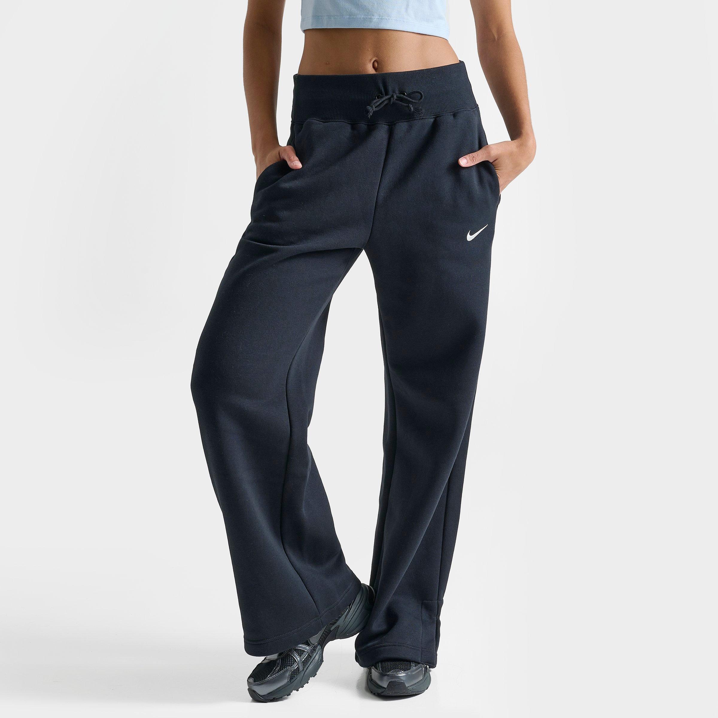 【HI FI FNK】Pantom Wide Sweatpants Nike Sportswear Phoenix Fleece Women's High-Waisted Wide-Leg