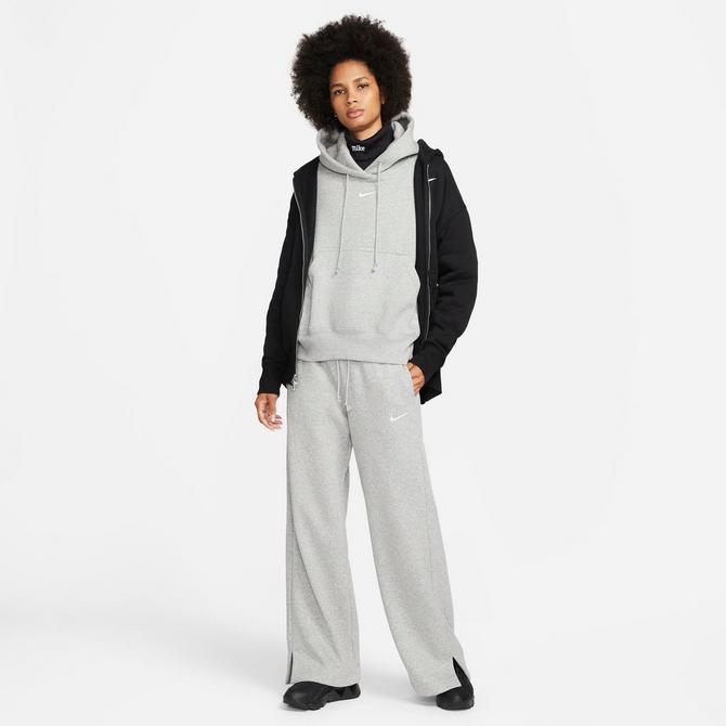 Nike Sportswear Phoenix Fleece Women's High-waisted Wide-leg Sweatpants In  Lapis,sail