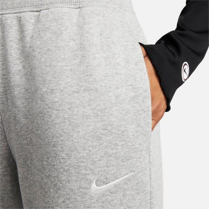 Nike Girls' Sportswear Club Fleece Wide-Leg Sweatpants