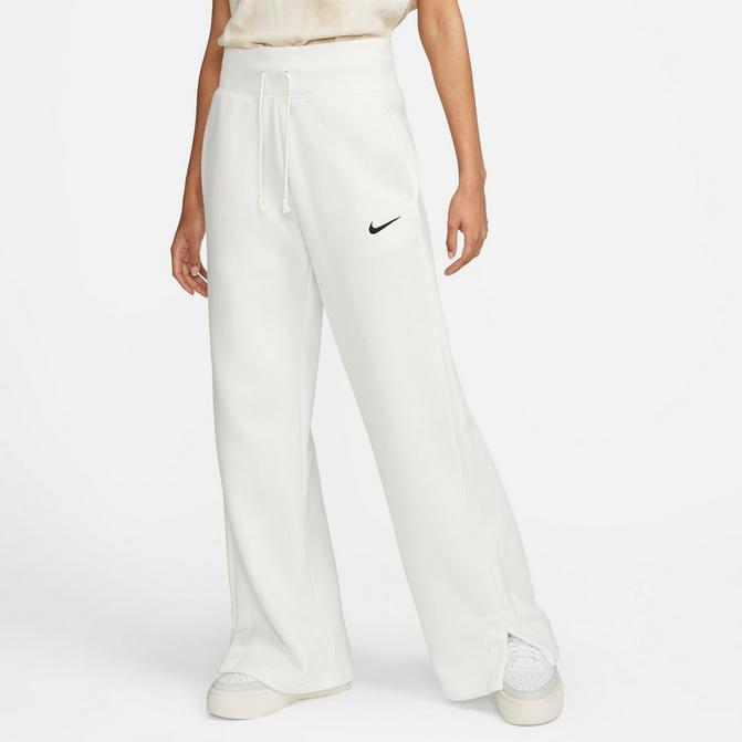 Nike WMNS Phoenix Fleece High-Rise Wide-Leg Pants White